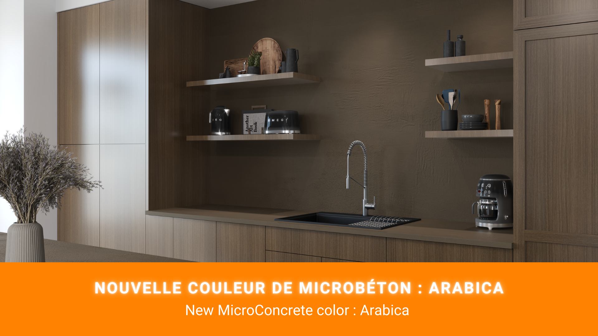 Nouvelle couleur de MicroBéton : Arabica