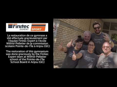 Restoration of a synthetic gymnasium floor