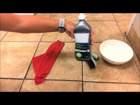 How to easily clean ceramic grout