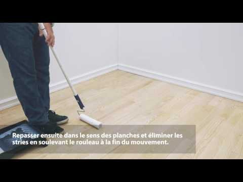 Comment appliquer du vernis au rouleau sur un plancher de bois